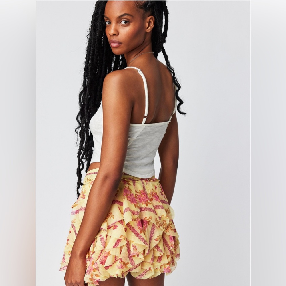 FREE PEOPLE Made You Look Mini Skirt